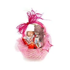 Basket with sweets