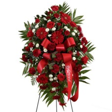 Wreath in red