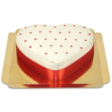 Deluxe cake heart shaped (Medium)