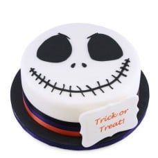 Jack Skellington Cake (8 Inch Serves 20)