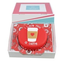 Love you a latte Gift Cake