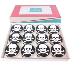 Skull and Crossbone Cupcakes