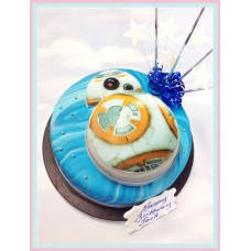 BB-8 Star Wars Cake