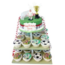 Football Cake Tower