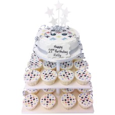 Fashion Pattern Cake Tower