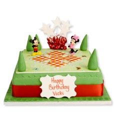 Mickey and Minnie Picnic Cake