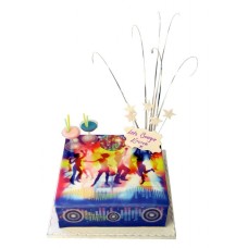 Disco Birthday Cake