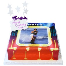 You're A Star Photo Cake