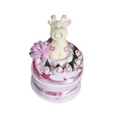 Baby Girl Nappy Cake - Baby Hamper