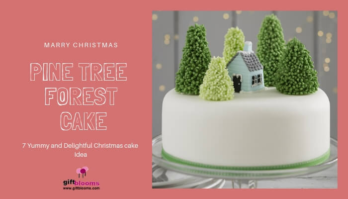 Pine Tree Forest Cake