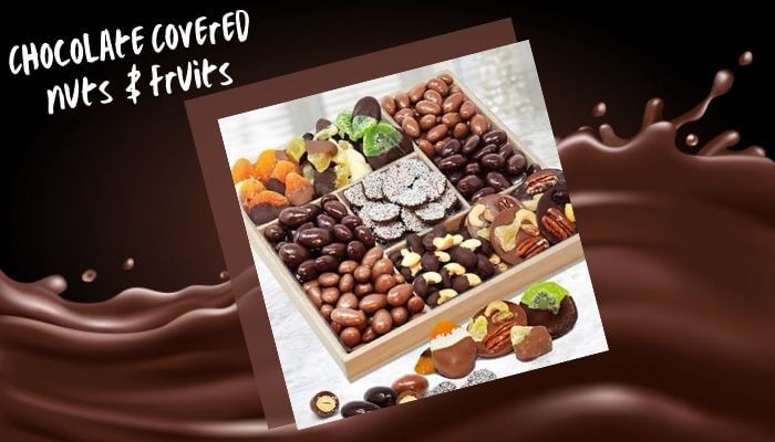 Chocolate Covered Nuts and Fruits