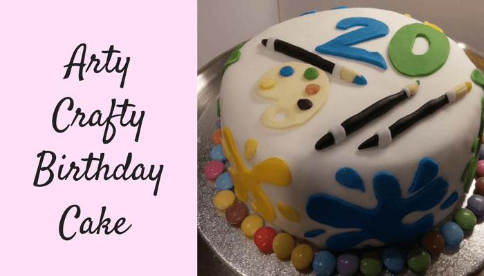 Arty Crafty Birthday Cake