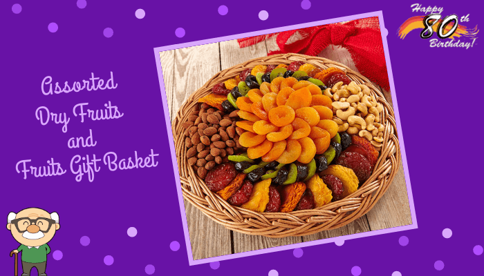 Assorted Dry Fruits and Fruits Gift Basket