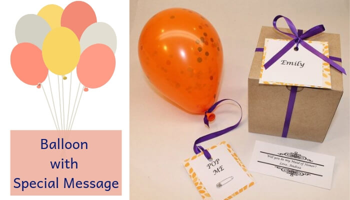 Balloon with Special Message