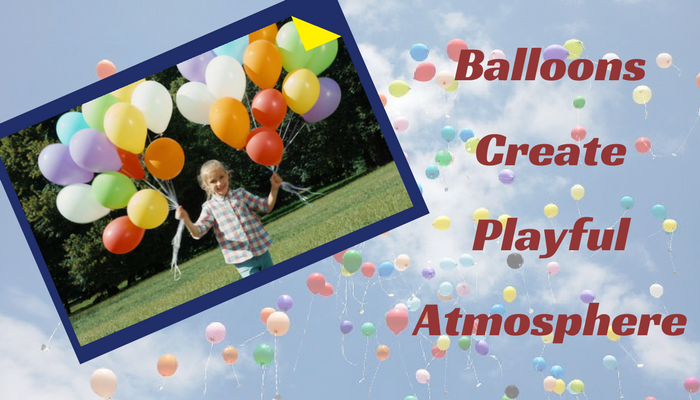 Balloons Create Playful Atmosphere