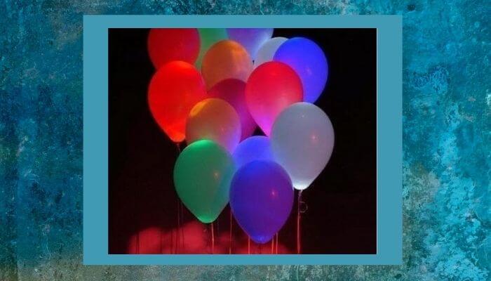 Balloon with Glow Sticks