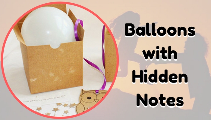 Balloons With Hidden Note Mother's Day Surprise