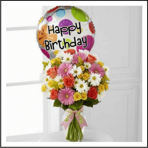  Birthday Colours with Flowers