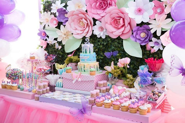 Birthday Party Flower Theme