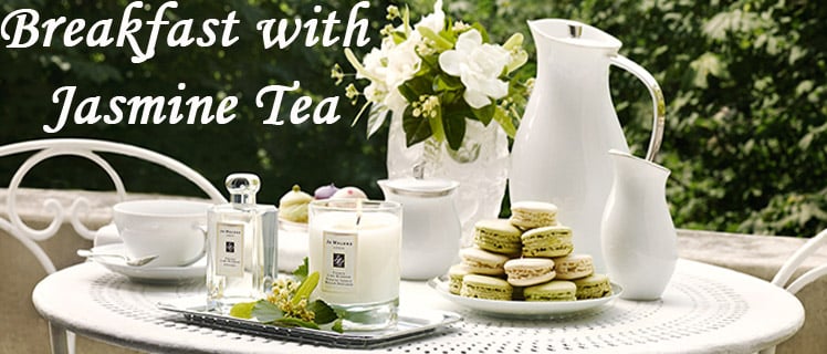 Breakfast with Jasmine Tea