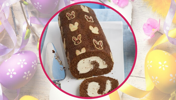 Bunny Mocha Swiss Roll