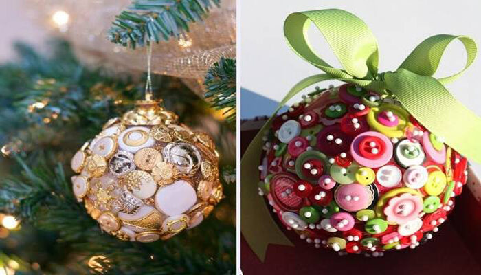 Button Tree Ornament