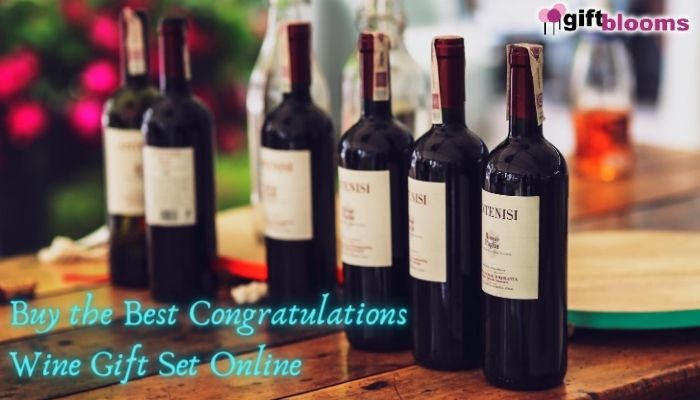 Buy the Best Congratulations Wine Set online