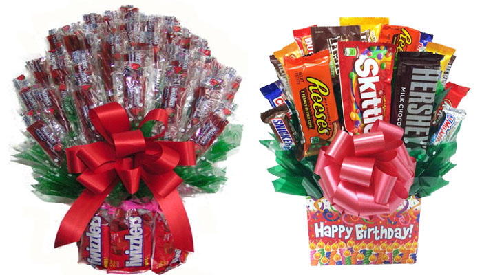 candy bouquet delivery