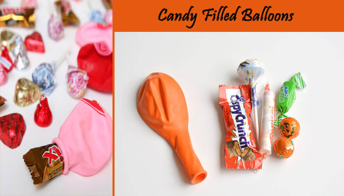 Candy Filled Balloons Decoration