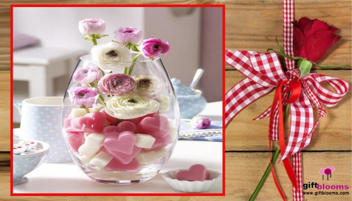 Candy Heart Valentine Bouquet