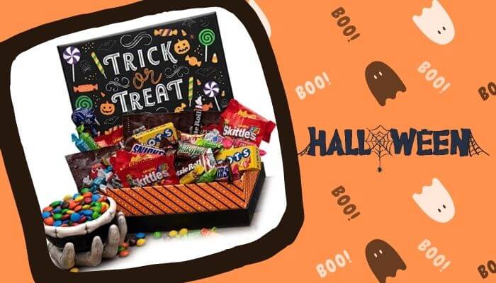 Halloween Candy Stash Gift Basket