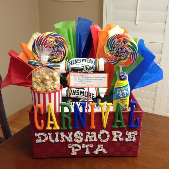 Carnival Theme Gift Basket Carnival Theme Gift Basket