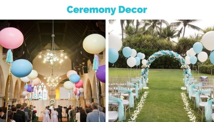 ceremony decor