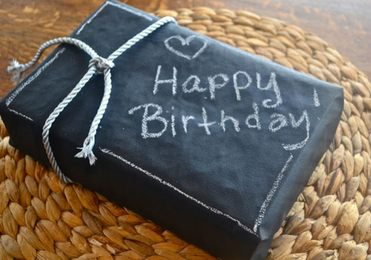 Chalkboard Wrapping