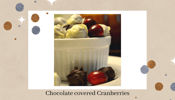 Chocolate covered Cranberries
