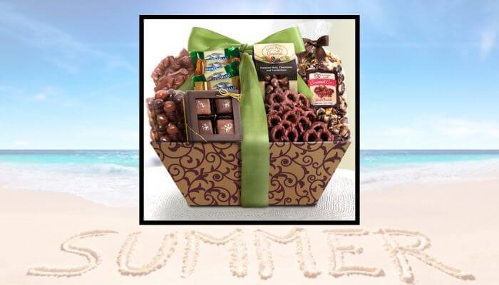 Chocolate Summer Gift Basket