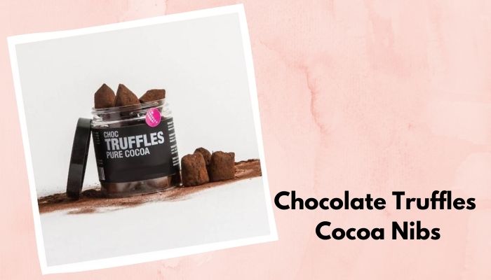Chocolate Truffles Cocoa Nibs