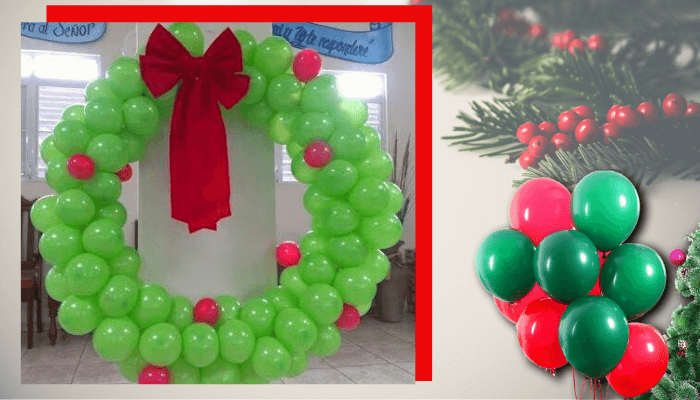 Christmas Balloon Wreaths