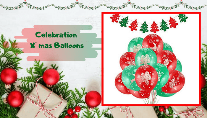 Celebration X' mas Balloons