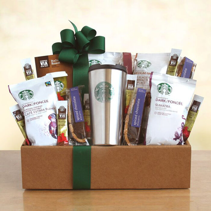 Christmas Classic Starbucks Gift Basket