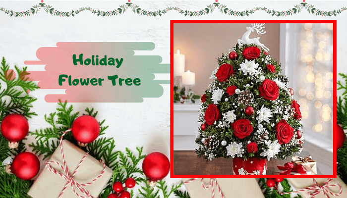 Christmas Flower Tree