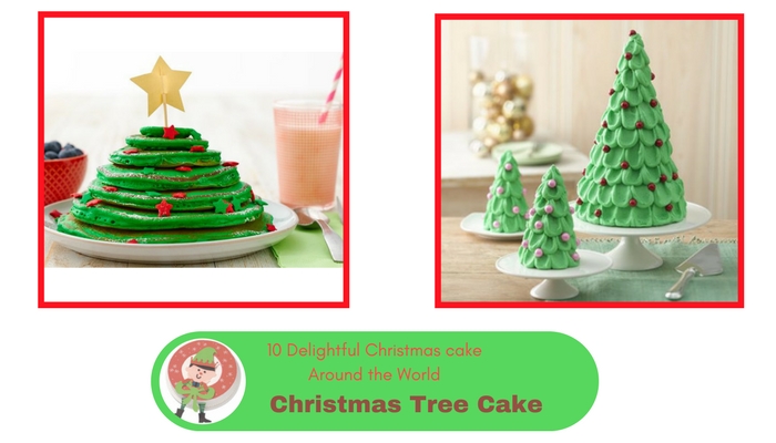 Christmas tree cake 