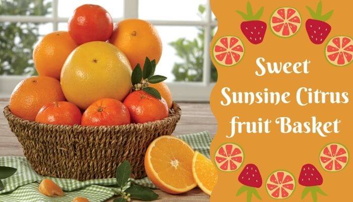 Sweet Sunshine Citrus Fruit Basket