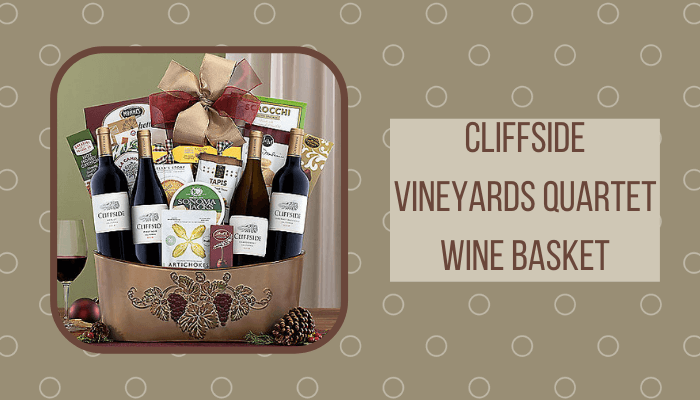 Cliffside Vineyards Quartet Wine Basket