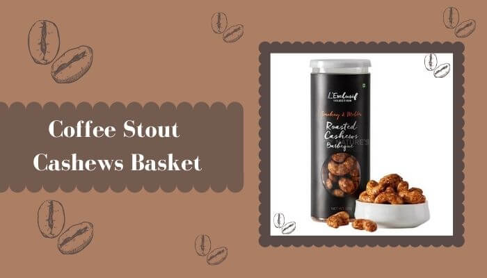 Kettle Cooked Coffee Stout Cashews Basket