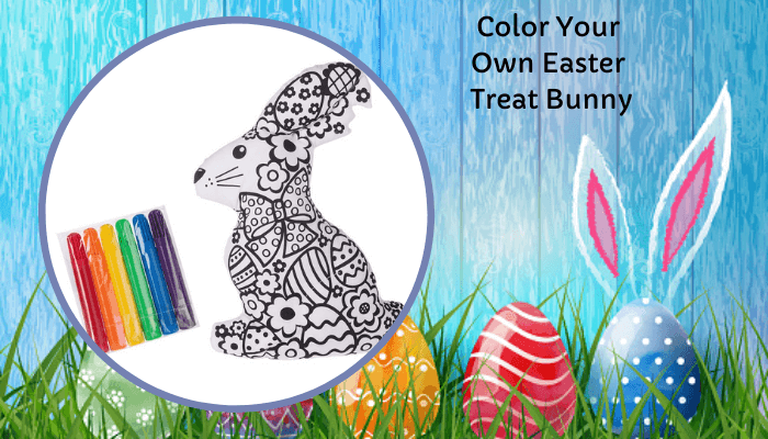 Color Your Own Easter Treat Bunny