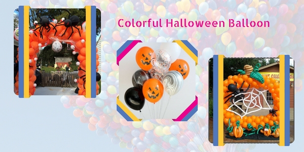 Colorful Halloween Balloon