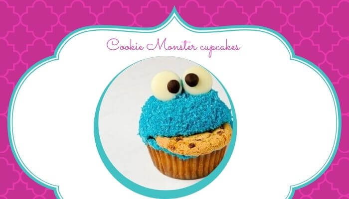 Cookie Monster Cupcakes