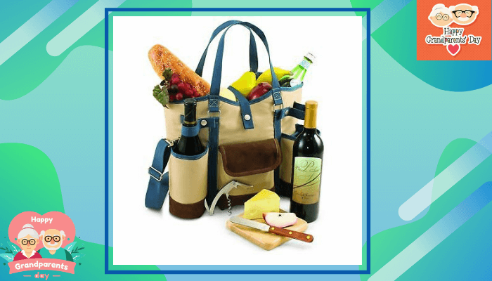 Cork Wine & Cheese Tote