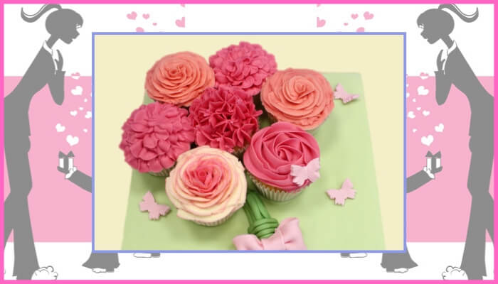 Cupcake Flower Bouquet